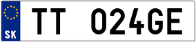 Truck License Plate